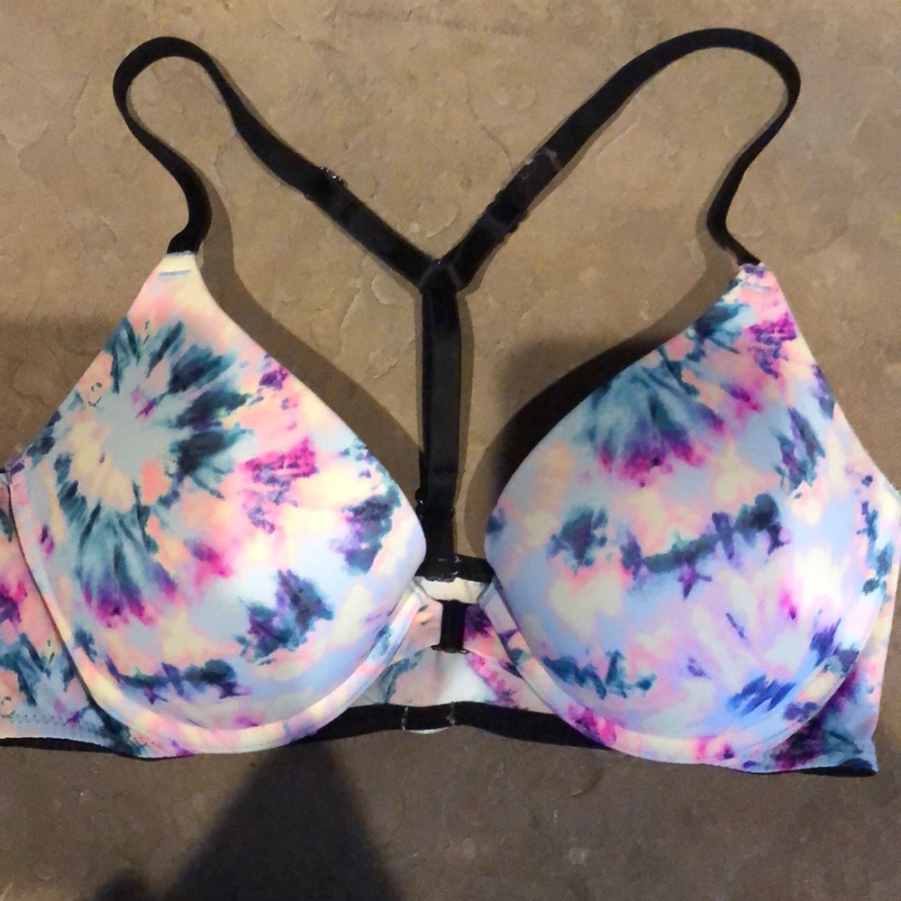 Pink 34B T-Back Bra